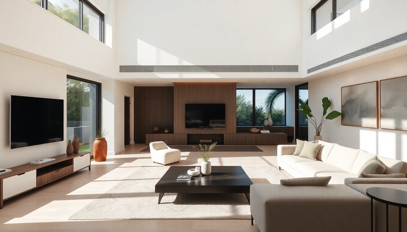 Design de interiores elegante e moderno